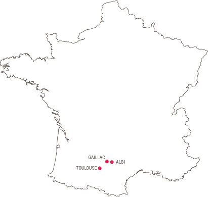 carte Tarn jeûne et randonnée